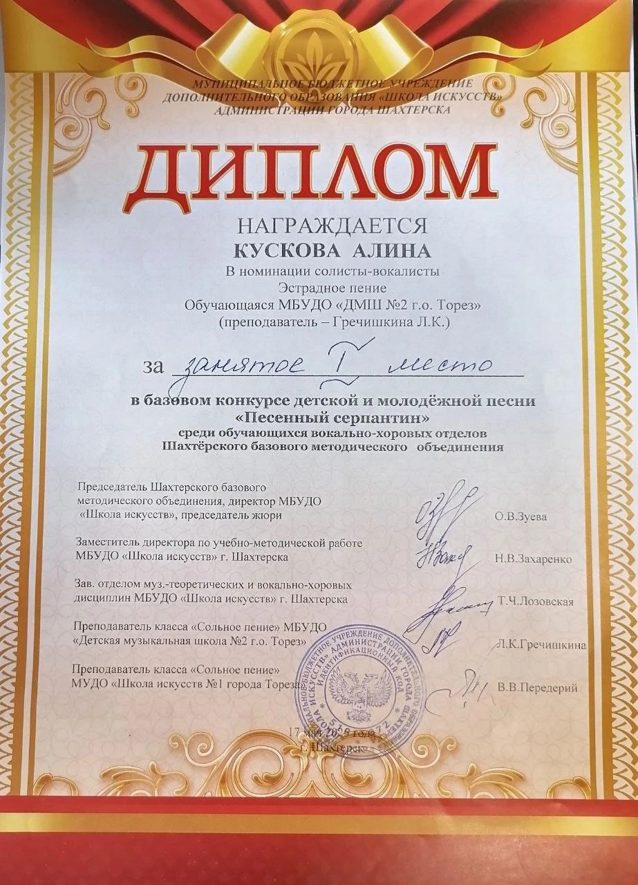 Наши юные таланты!.